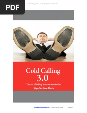 Cold Calling 3.0: The Art of Selling Smarter Not Harder