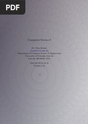 Computer Science I