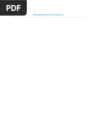 Developing Human Potential: A Personal Approach to Leadership