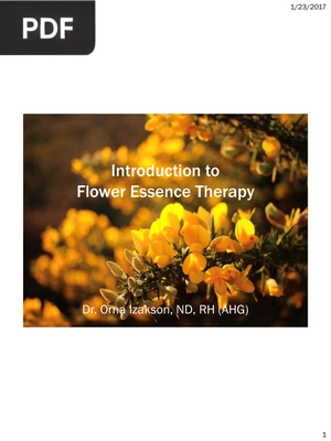 Introduction to Flower Essence Therapy