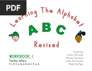 Learning The Alphabet ABC Workbook 1