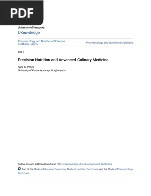 Precision Nutrition and Advanced Culinary Medicine