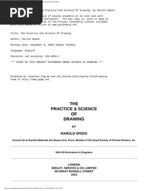 The Practice and Science of Drawing