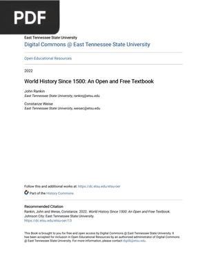 World History Since 1500